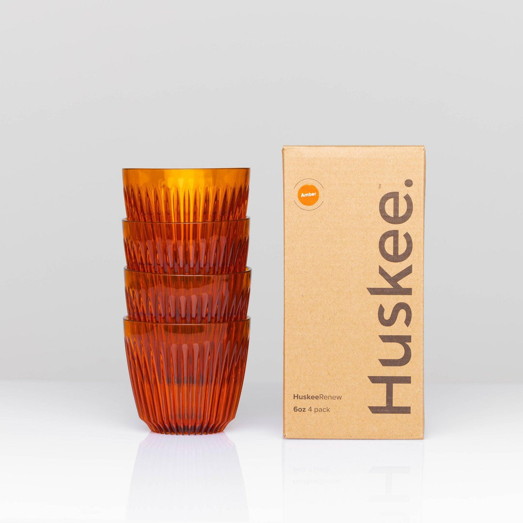 Amber 6oz HuskeeRenew 4 pack with box