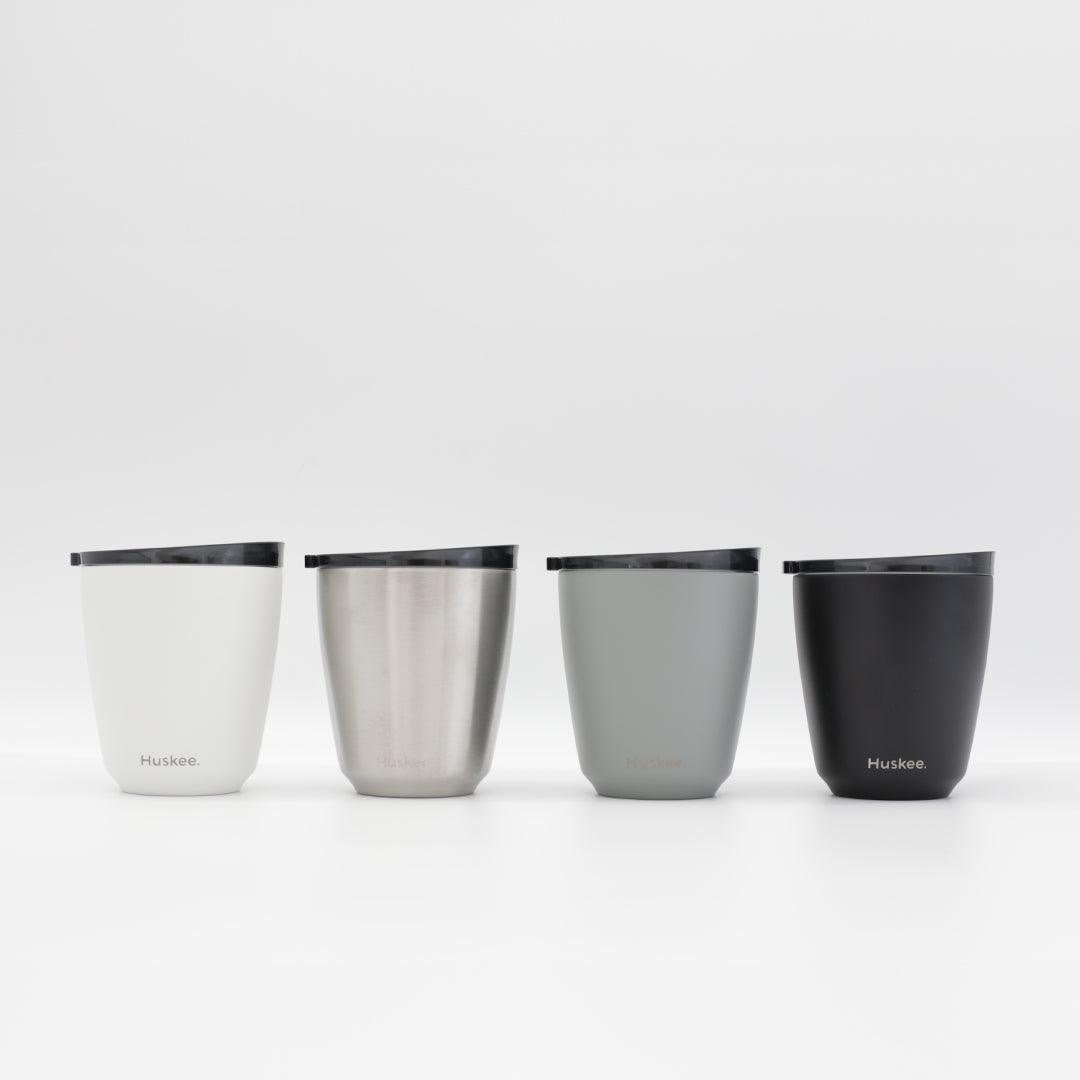 HuskeeSteel cups in four colors