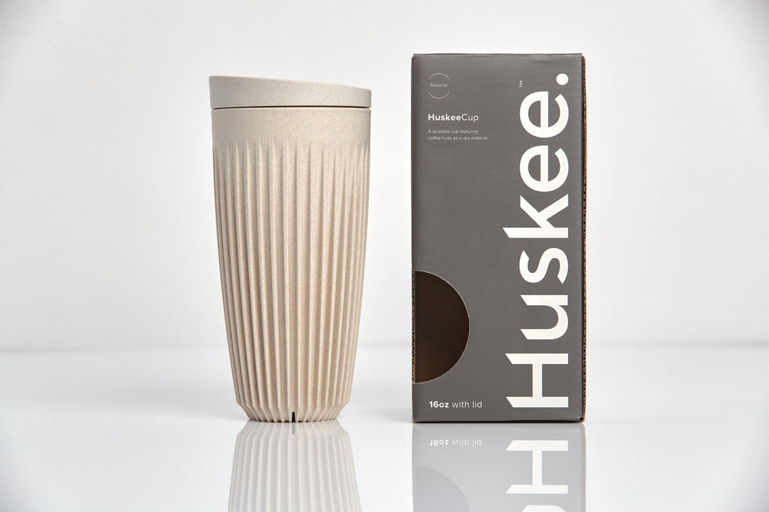 Natural 16oz HuskeeCup with lid